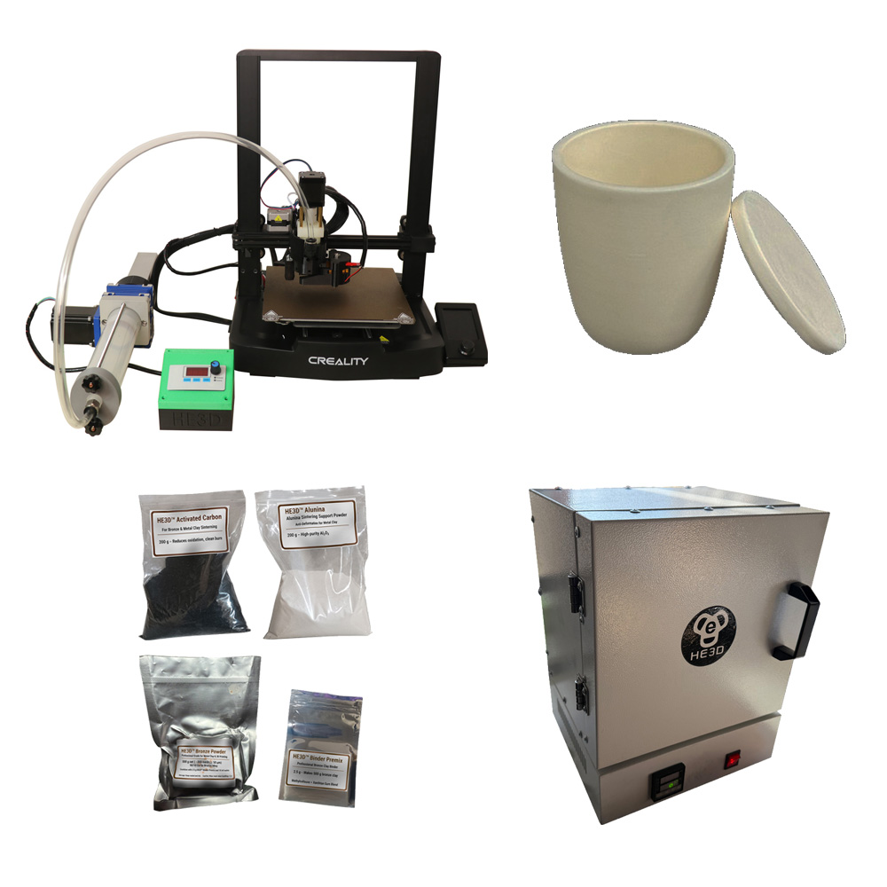 3D Metal Clay Printer & Sintering Furnace Complete Equipment Set